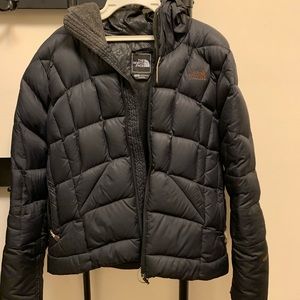 The North Face NEW black down winter jacket